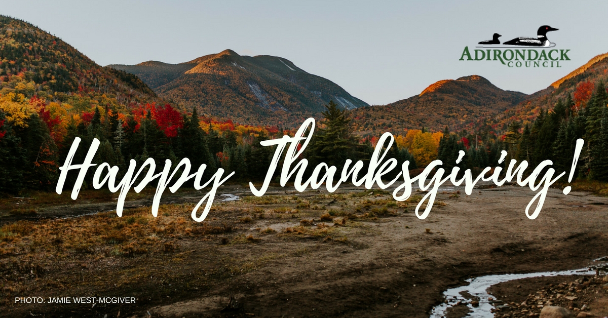 Why We are Thankful this Holiday Season | Adirondack Council